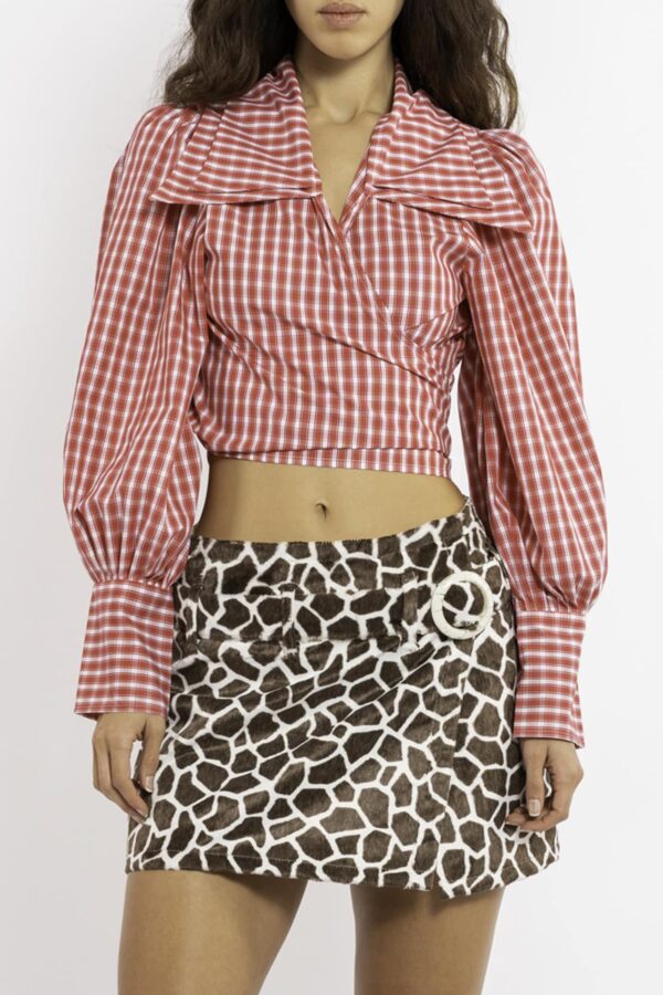 RosyMonster   crepe collar blouse 新品タグ付き 新品未使用】rosy monster crepe collar blouse 【公式通販】